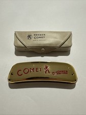 S139 Hohner comet mundharmonika Rot Gold