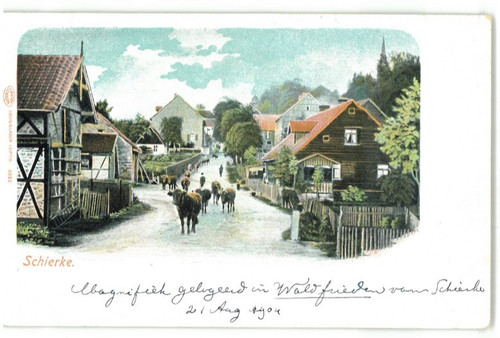 Ansichtskarte schierke - schierke, am