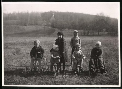 Fotografie kinder mit dreirad - fotografie,