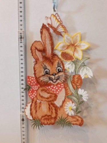 Fensterbild spitz ostern - ostern, hase