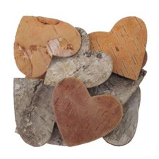 Holz, BIRKE, Rinde, Tischdeko