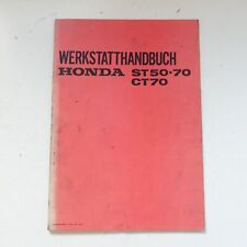 original Honda ST 50 70 CT 70 DAX Werkstatthandbuch Reparaturanleitung Handbuch