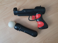 PS3/PS4 Move Motion Controller + Light gun Pistole Aufsatz Adapter Shooter Waffe