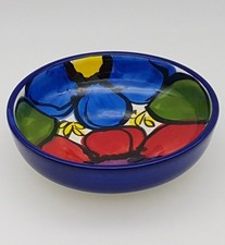 Tapasschale Schale 16 cm x 5 cm traditionelle Handarbeit spanische Keramik Pottery    