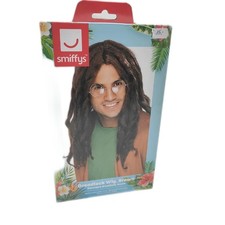 Smiffys Perücke Haarteil Halloween Dreadlock Braun Verkleidung Party Spaß