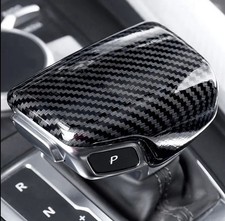 Schaltknauf Abdeckung Carbon Faser für Audi A4 A5 A6 A7 Q3 Q5 Q7 Q8