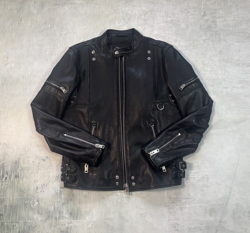 Diesel black leather - black, biker