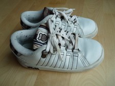 K-SWISS Tongue Twister Turnschuhe Gr. 27 1/2, weiß braun, Leder