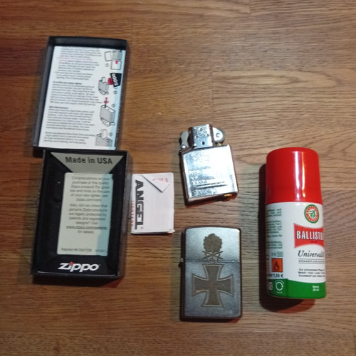 Zippo benzinfeuerzeug set - benzinfeuerzeug,