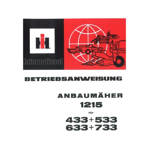 Ihc anbaumäher 1215 - anbaumäher, für