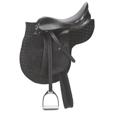 KERBL Schwarz Pony Sattelset