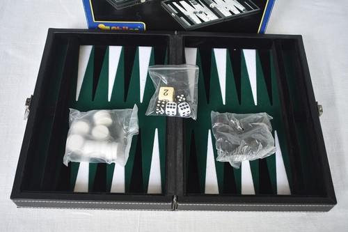 Backgammon kunstleder klein - kunstleder,