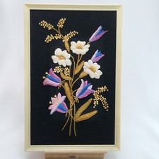 Stickbild Blumen Vintage