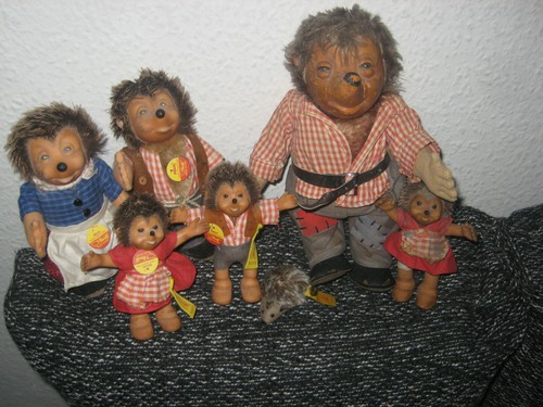Steiff mecki familie igel - mecki, 7