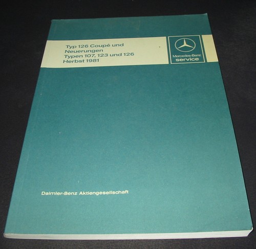 Werkstatthandbuch mercedes - werkstatthandbuch, w
