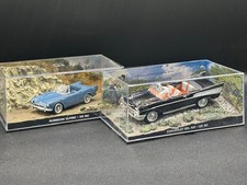 2x James Bond 007 Modellauto 1:43 Dr. No - Sunbeam Alpine - Chevrolet Bel Air