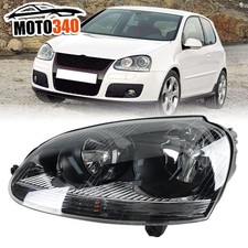 1K6941030T Scheinwerfer Schwarz Vorne links für VW Golf 5 LWR 2003-2009 Halogen