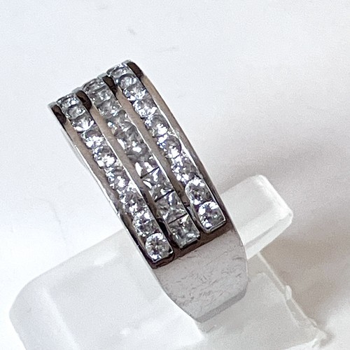 925 sterling silber - silber, 3-reihiger