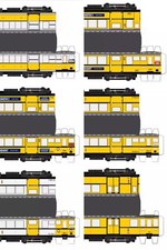 Bastelbögen Berliner U-Bahn