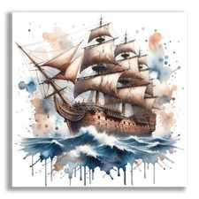 Wandbild segelschiff - wandbild,