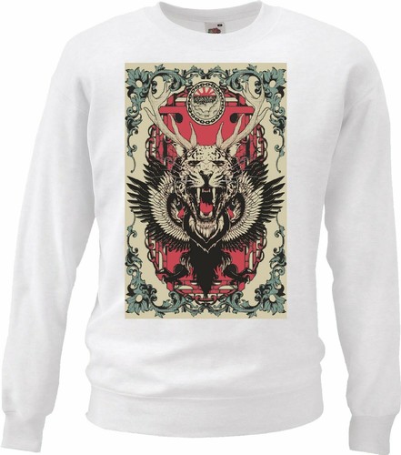 Sweatshirt vintage tiger - vintage, mit