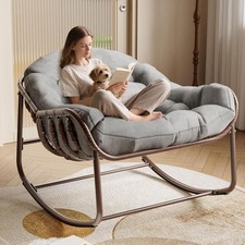 Outdoor Papasan Schaukelstuhl