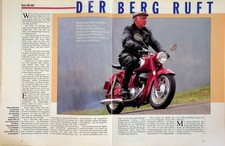 Motorrad Classic 1293) Puch 250 SGS in einer seltenen Vorstellung auf 10 Seiten