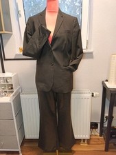 Hugo Boss Damen Anzug 2 Teiler schwarz Nadelstreifen Gr. 40