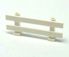 Lego Zaun Element 6079 weiß 6,4 cm breit, 2,8 cm hoch (148) 