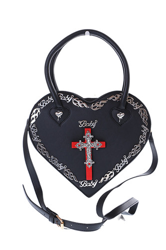 6128 herz form kreuz rot - herz,
