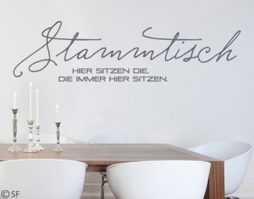 Wandtattoo stammtisch kneipe - wandtattoo,
