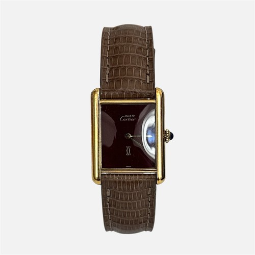 Cartier tank must burgundy - must,