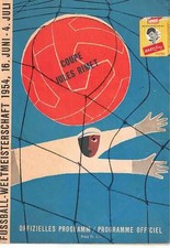 Fussball-Programmheft   1954   Länderspiel  WM   Österreich - Tschechoslowakei