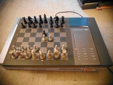 Schachcomputer Scisys Superstar OVP  Figuren Anleitung