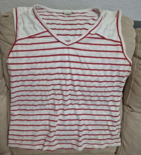 Keilbach Damen Top T-Shirt Gr. XXL weiß rot