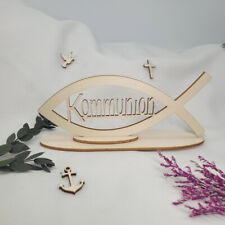 Aufsteller Holz Fisch