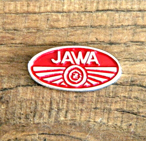 Jawa vest pin - jawa, cz