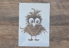 Schablone Vogel Snook witzig