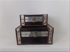 Set 2 Vintage Retro Koffer