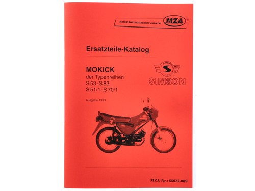 Buch ersatzteilkatalog - buch,
