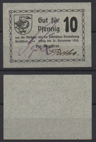 30532 notgeld bentschen - [30532],