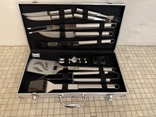 Grillbesteck Set mit Koffer 15 Teilig