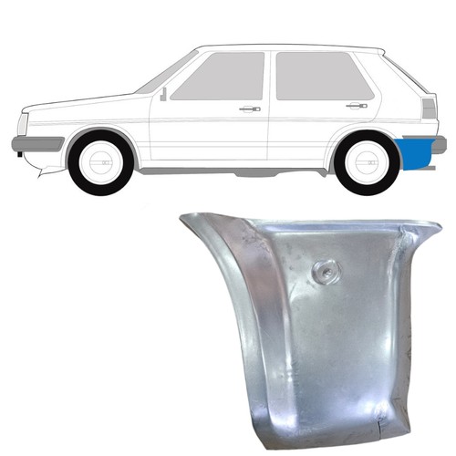 Reparaturblech ecke hinten - reparaturblech,