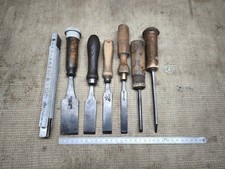 Ward Alte Englische Stechbeitel Schreiner Werkzeug Holz Meißel Stemmeisen Beitel