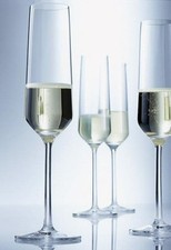2 Sektgläser SCHOTT ZWIESEL PURE 8545/7 112415 Sekt-Glas NEU TRITAN-KRISTALLGLAS