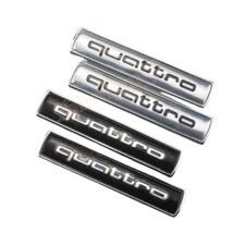 Für Audi QUATTRO Zubehör Kotflügel Abzeichen Aufkleber Embleme Auto NEW