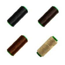 Leder Handnähgarn 100m, Sattlergarn, Forellengarn, Forellenfaden gewachst