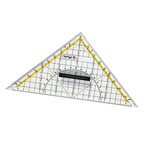 Herlitz geodreieck hypotenuse - geodreieck,