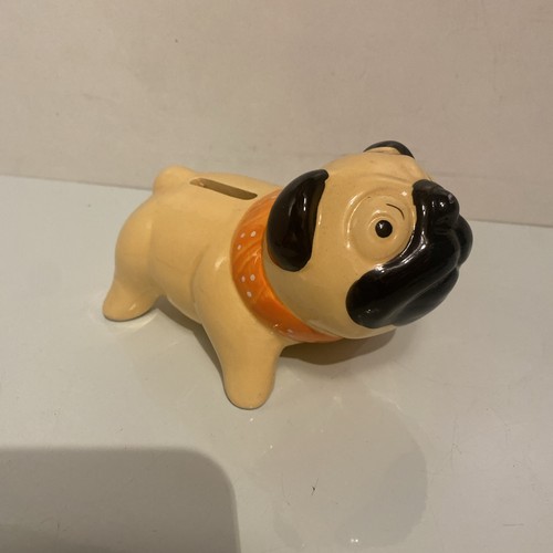 Mops keramik geld sparschwein - mops,
