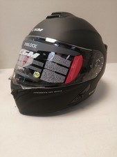 Motorradhelm CGM, Klapphelm  P/J, 508A BERLINO,Schwarz , XXL (61cm)